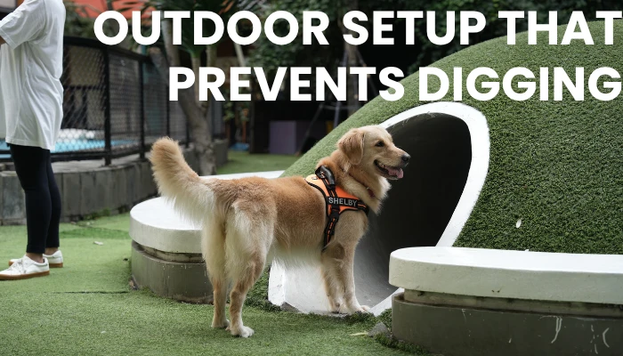 Outdoor Setup That Prevents Digging