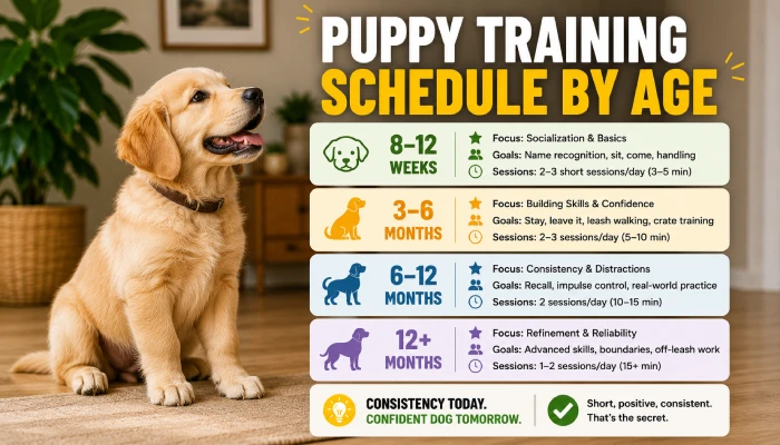 Puppy Training Schedule by Age