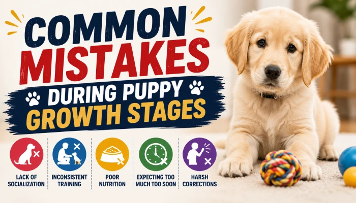 Common Mistakes During Puppy Growth Stages