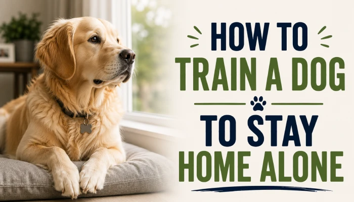 How To Train A Dog To Stay Home Alone