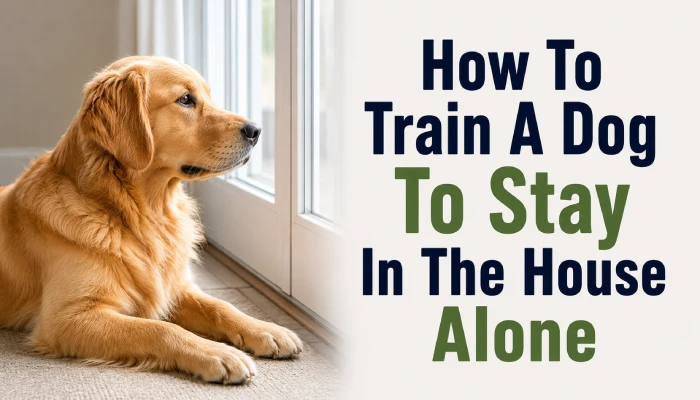 How To Train A Dog To Stay In The House Alone