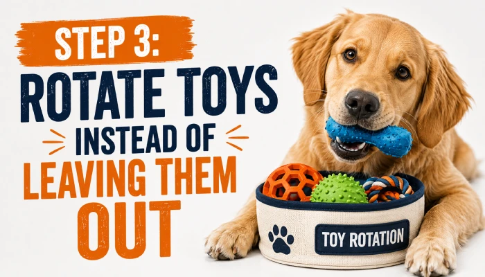 Step 3: Rotate Toys Instead of Leaving Them Out