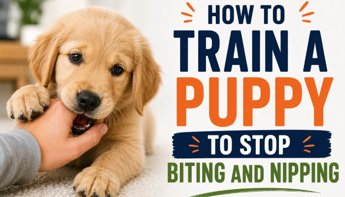 How To Train A Puppy To Stop Biting and Nipping