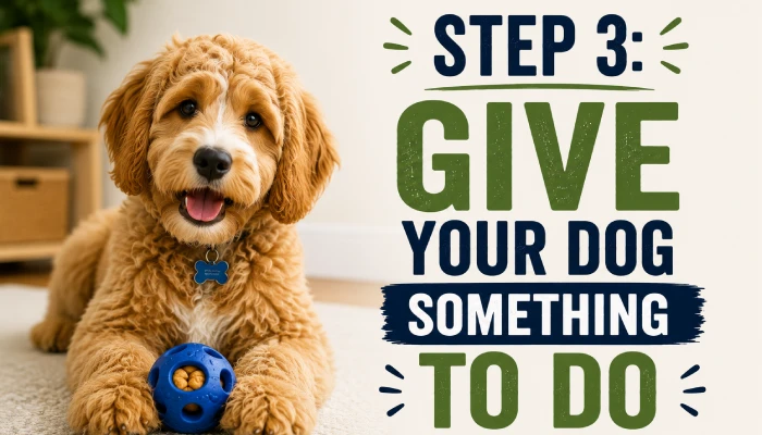 Step 3: Give Your Dog Something to Do