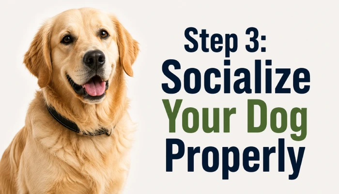 Step 3 Socialize Your Dog Properly