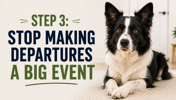Step 3: Stop Making Departures a Big Event