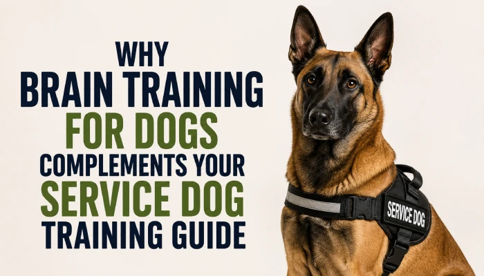 Why Brain Training for Dogs Complements Your Service Dog Training Guide